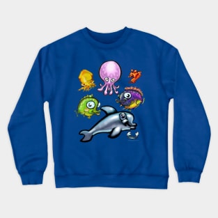 Aqua Babies Crewneck Sweatshirt